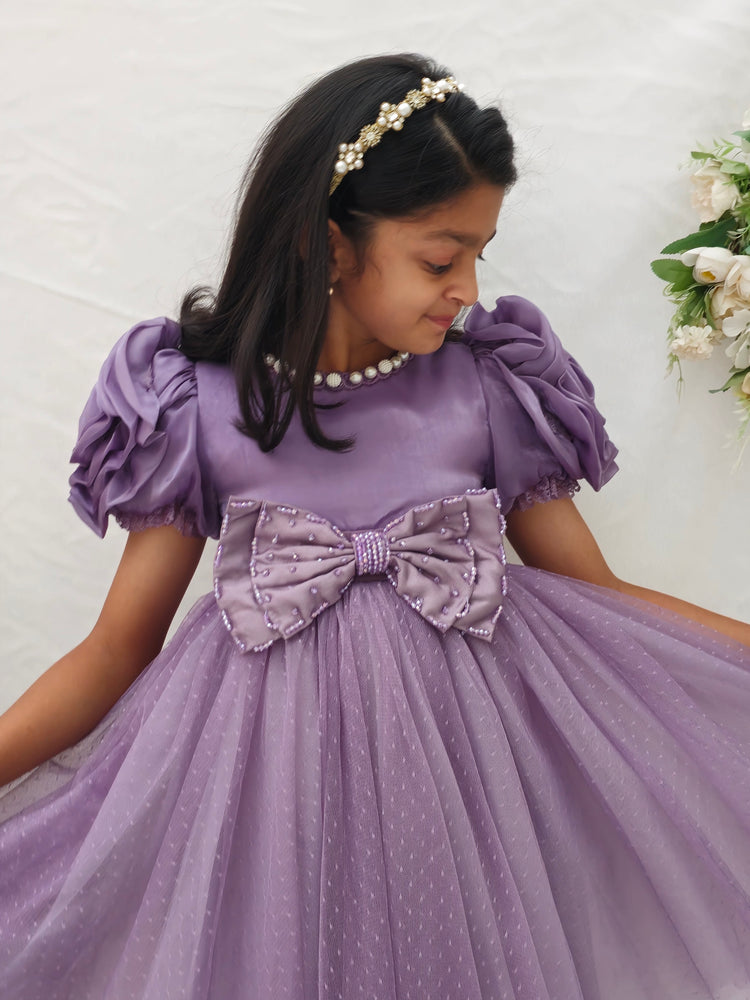 
                  
                    Purple Rose Bow Dress
                  
                