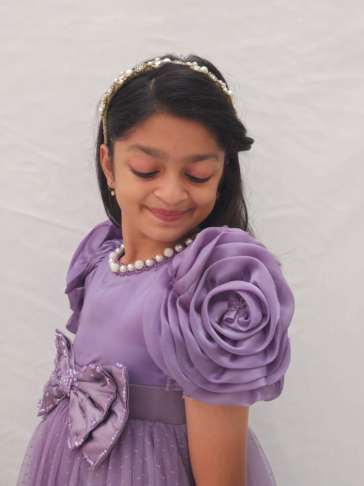 
                  
                    Purple Rose Bow Dress
                  
                