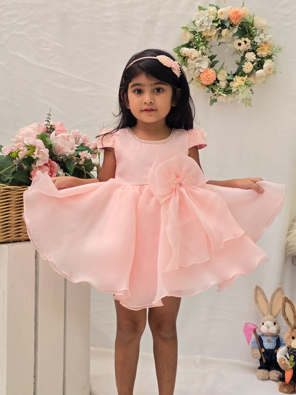 Organza Baby Pink Dress