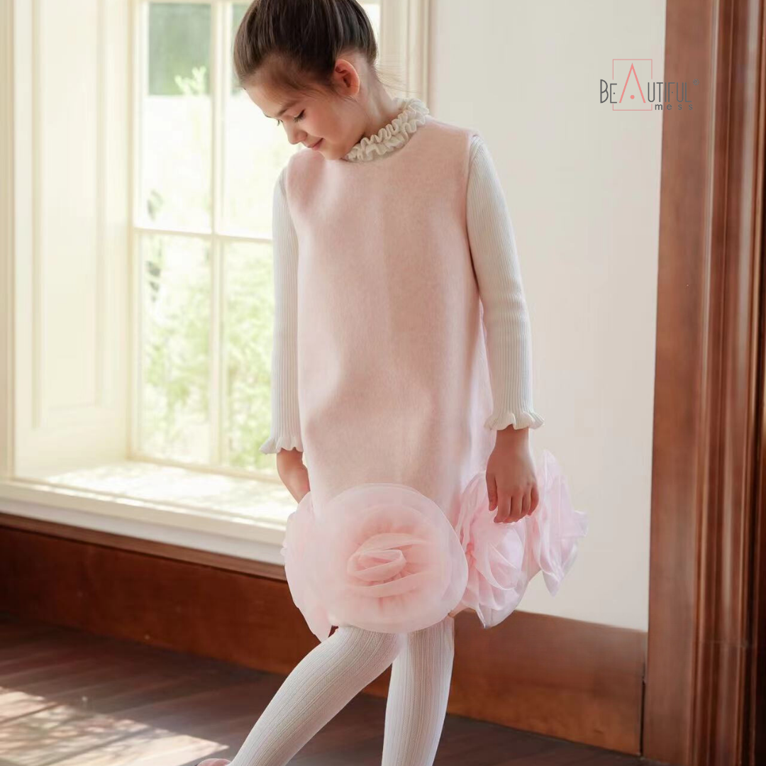 
                  
                    Baby Pink Woollen Dress
                  
                