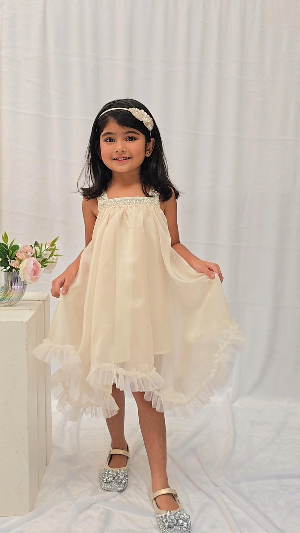 Off White Pearl Dress