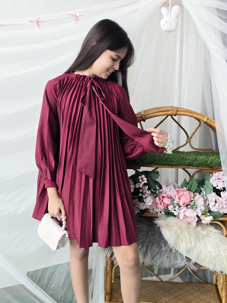 
                  
                    Loose Fit Maroon Dress
                  
                