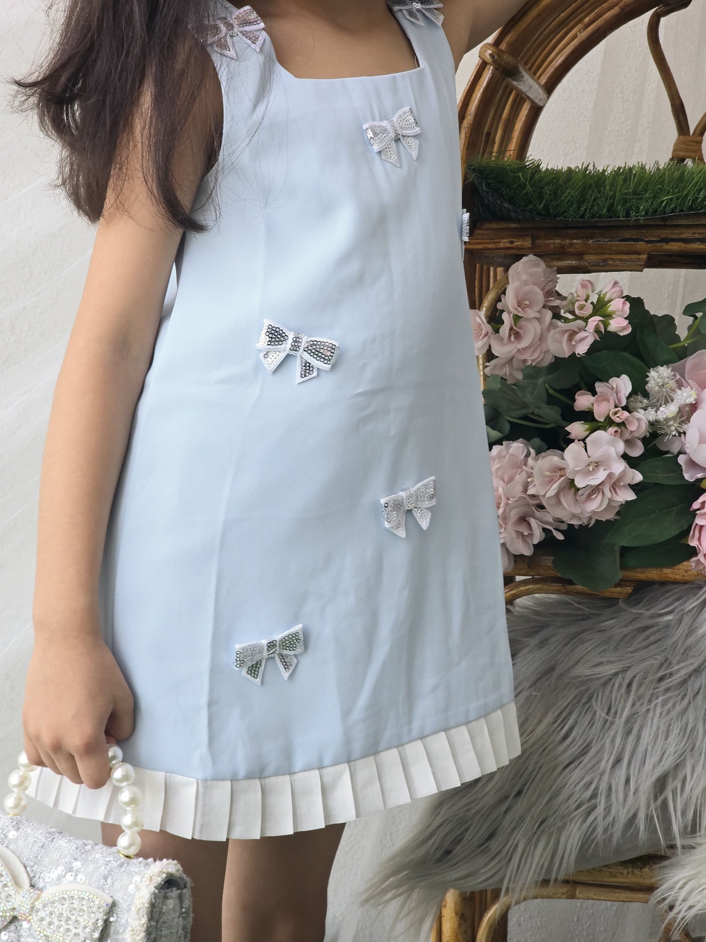 
                  
                    Sky Blue Bow Dress
                  
                